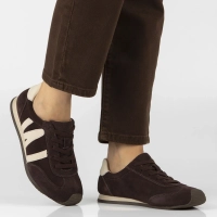 Skórzane sneakersy Filippo DP7963/26 D BR brązowe
