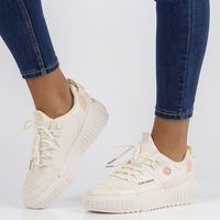 Sneakersy Filippo LA198P BE beżowe