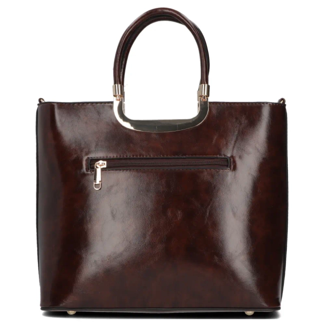 Dark brown handbag celeste