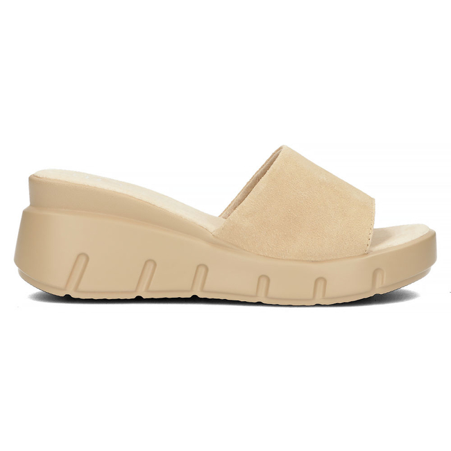 Leather flip-flops Filippo DK4454/23 BE beige
