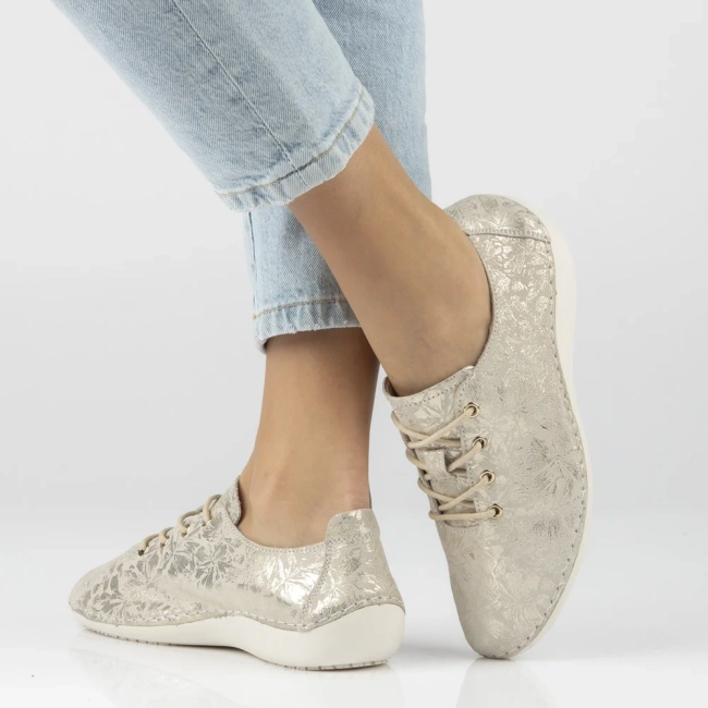 Leather shoes Filippo DP7525/26 GO gold