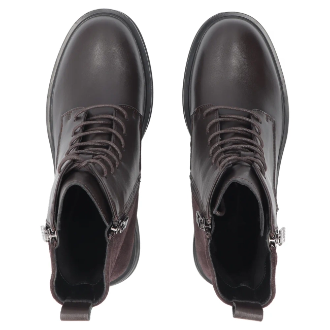 Leather ankle boots Filippo DBT8022/26 D BR brown