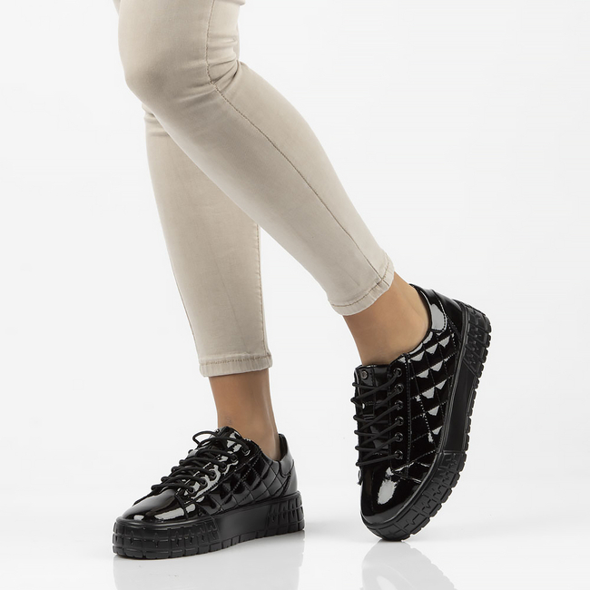 Leather shoes FILIPPO DP3932/22 BK black