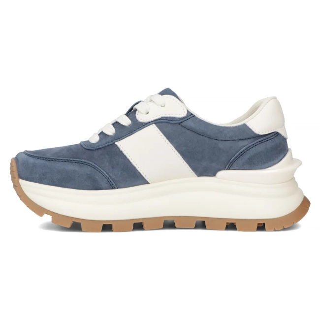Leather sneakers Filippo DP7003/25 BL blue