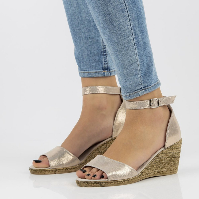 Leather sandals Filippo DS2137/21 GO gold