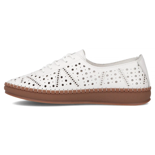 Leather shoes Filippo DP6830/25 WH white