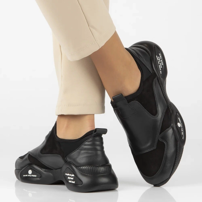 Leather shoes Filippo DP3911/22 BK black