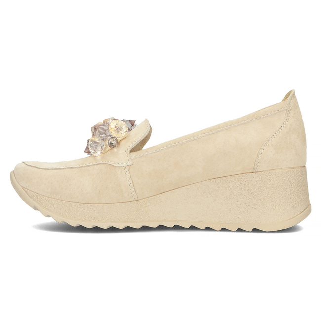 Leather shoes Filippo DP4563/23 BE beige