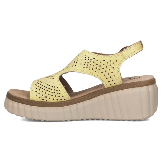 Leather sandals Filippo DS6819/25 YL yellow
