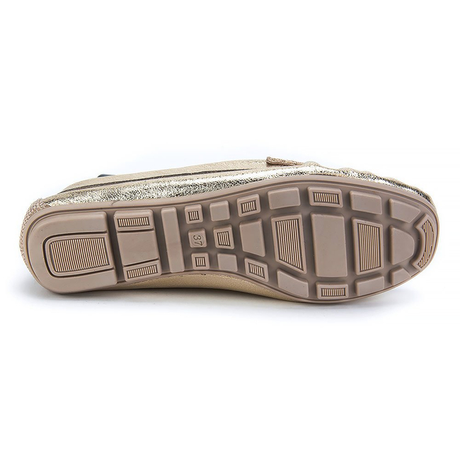Loafers Lemar 10058 Krysztalki Zloto + Roma Zloto