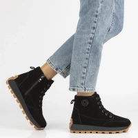 Leather ankle boots Filippo DBT7160/25 BK black