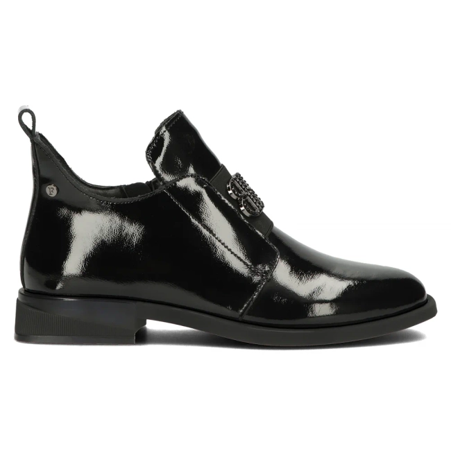 Leather ankle boots FilippoDBT4763/23 BK black