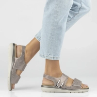Leather sandals Filippo DS7850/26 TP beige