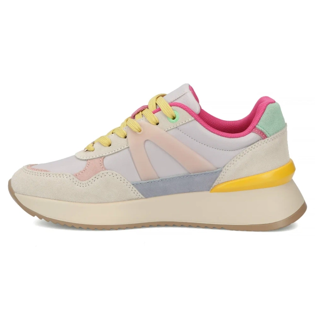 Skórzane sneakersy Filippo DP7775/26 PI YL wielokolorowe