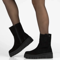 Leather ankle boots Filippo DBT7262/25 BK black