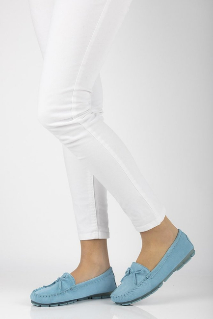 Leather loafers Filippo DP1204/21 BL blue