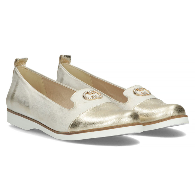 Leather shoes Filippo 150 gold