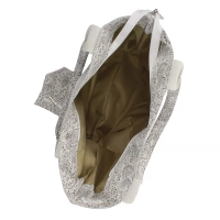 Skórzana torebka Toscanio 1101 biała