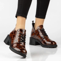Leather ankle boots Filippo DBT7972/26 BR brown