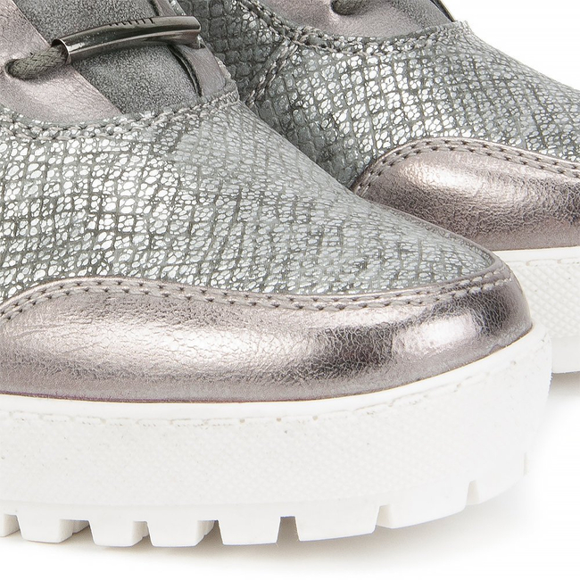 Sneakersy Filippo DBT008/17 SI srebrne