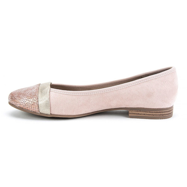 Baleriny Jana Soft Line 8-22165-20 521 Rose
