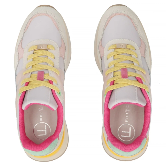 Skórzane sneakersy Filippo DP7775/26 PI YL wielokolorowe