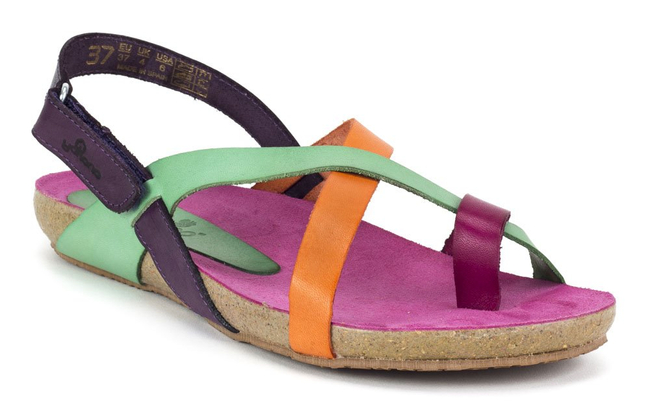 Sandals Yokono Ibiza-718 Vaquetilla Multi Fucsia