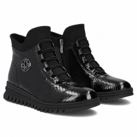 Skórzane botki Filippo DBT8075/26 BK PT czarne