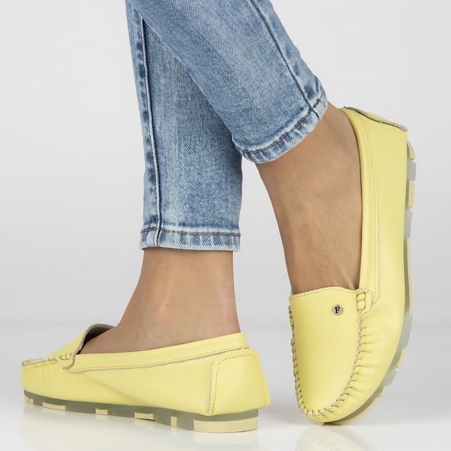 Leather loafers Filippo DP2037/23 YL LI yellow