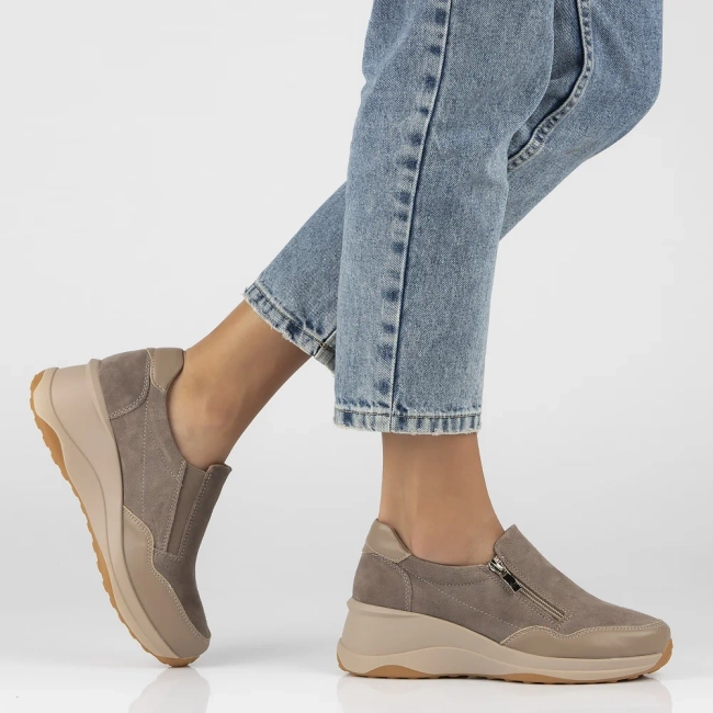 Leather shoes Filippo DP6473/25 BE beige