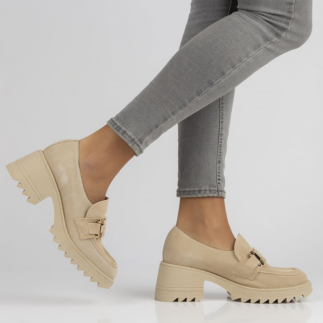 Suede ankle boots Filippo 20107 beige