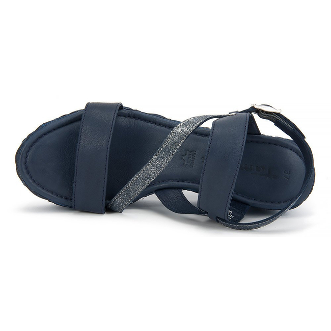 Sandały Tamaris 1-28215-28 869 Navy Blue Met.