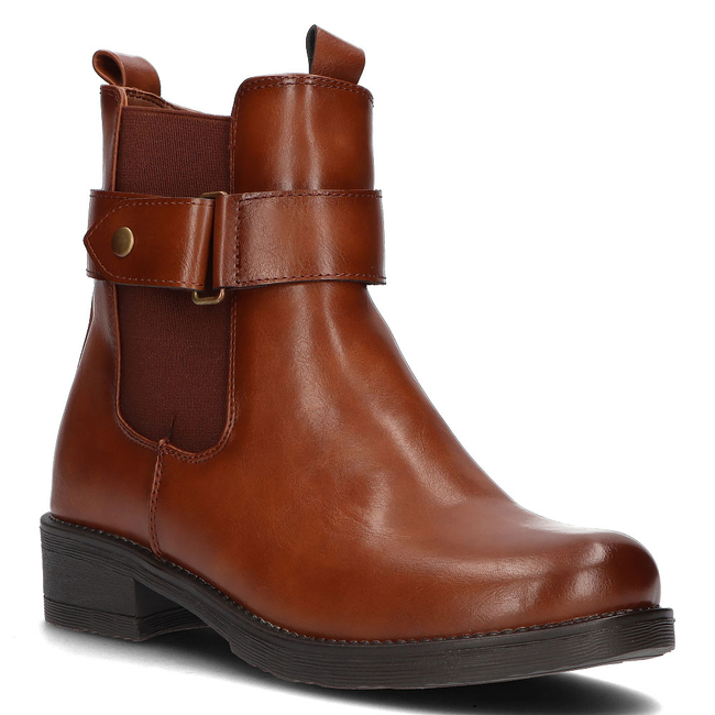 Botki Filippo DBT3011/21 BR brązowe