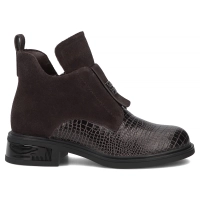 Skórzane botki Filippo DBT8201/26 D BR brązowe
