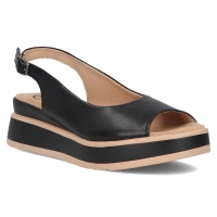 Leather sandals Filippo DS6153/25 BK black