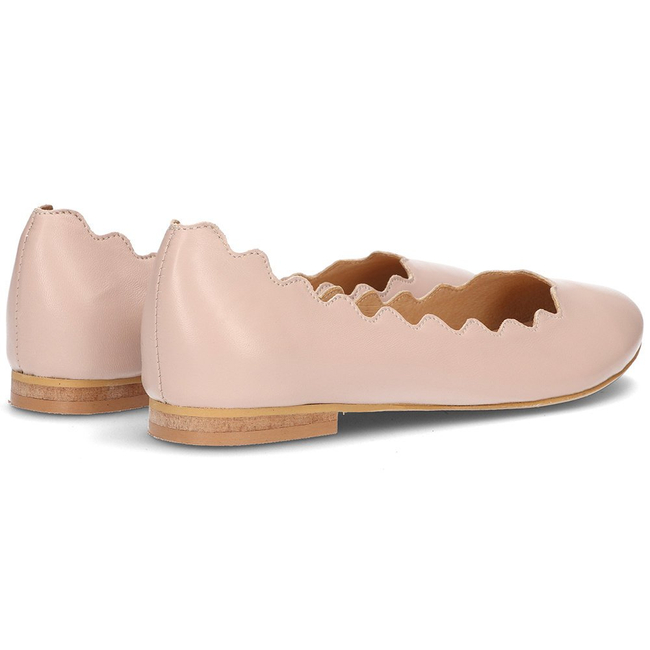 Leather ballerinas Alexio Giorgio 1F beige