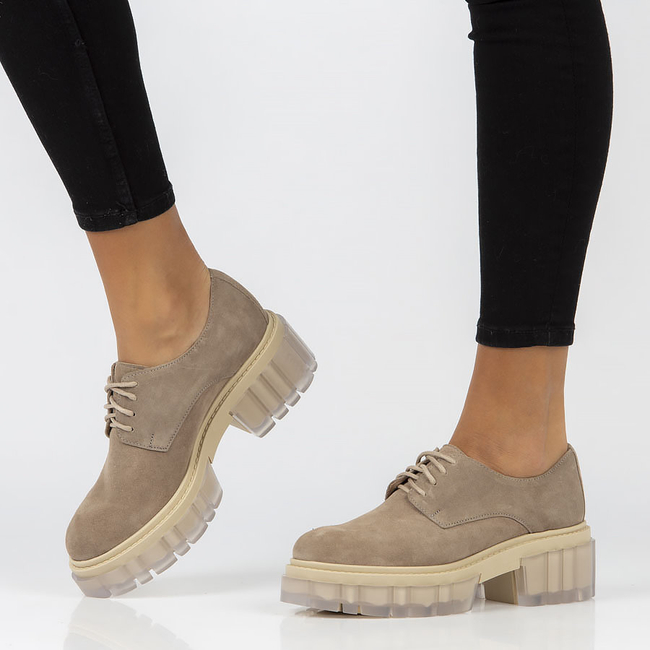 Suede ankle boots Filippo 20099 taupe