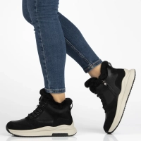 Leather ankle boots Filippo DBT7240/25 BKblack