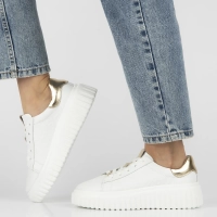 Leather sneakers Filippo DP7001/25 WH white