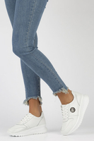 Skórzane Sneakersy Filippo DP3547/22 WH białe