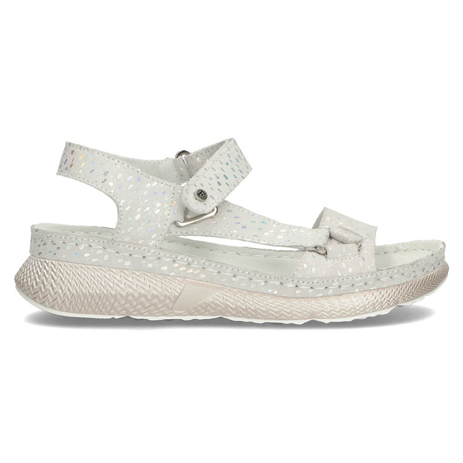 Leather sandals Filippo DS3517/22 SI silver