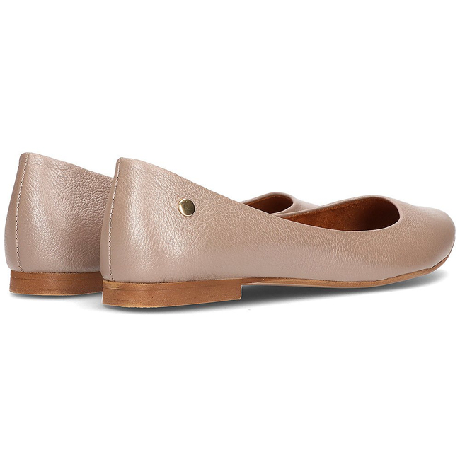 Leather ballerinas Filippo 04100 beige