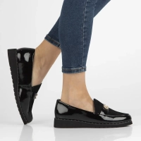 Leather loafers Filippo DP1515/24 BK black