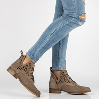 Skórzane botki Filippo 2628 brązowe