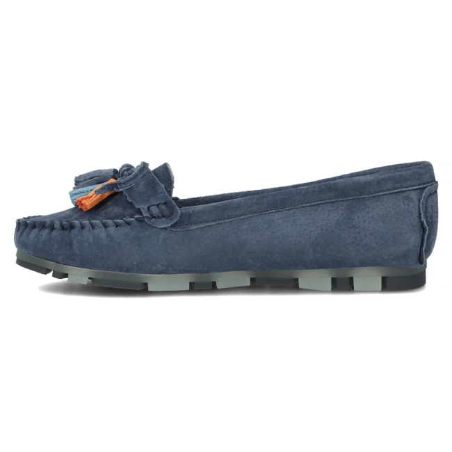 Leather loafers Filippo DP6136/24 NV navy