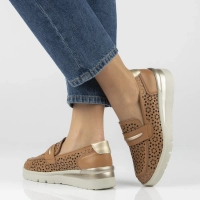 Leather shoes Filippo DP7678/26 CA brown