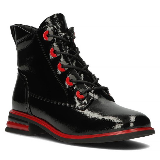 Leather boots Filippo DBT4114/22 BK black