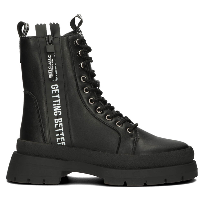 Leather boots Filippo DBT4153/22 BK black