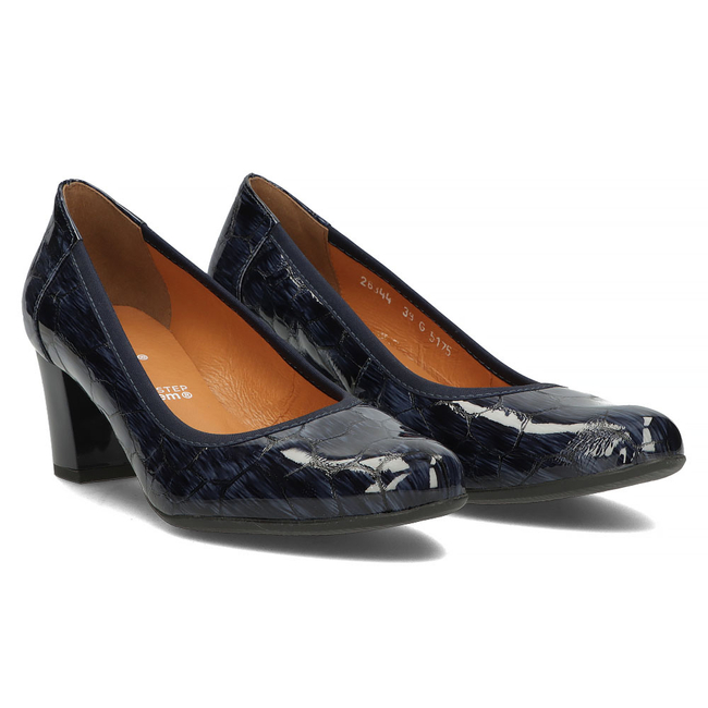 Leather Pumps Bioeco by Arka 5175/2307 navy