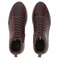 Skórzane botki Filippo MBT8297/26 BR brązowe